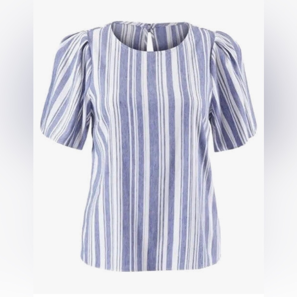 Cabi, Striped Wing Top, Large